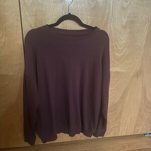 ALO Yoga Long Sleeve Tee - Burgundy